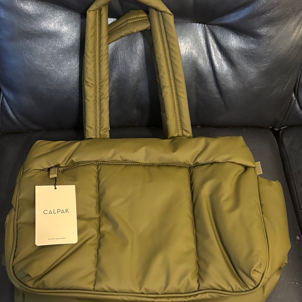 Calpak Luka Duffle in Pine Monochrome Brand New with Tags